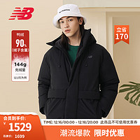 NEW BALANCE23男款冬季潮流时尚保暖连帽羽绒服 BK NPD43161 XL