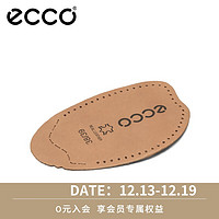 爱步(ECCO)缓震减压牛皮鞋垫一双装 9059031 棕色905903100121 3637