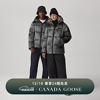 CANADA GOOSE Crofton羽绒服大鹅外套 2252UCN 1382 燧石黑印花 M