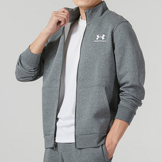 安德玛（UNDERARMOUR）男装 2023冬时尚运动服户外防风立领夹克跑步训练外套 1381035-012 S(165/88A)