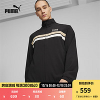 彪马（PUMA） 男女同款运动休闲外套 TEAM TRACK JACKET 626175 黑色-01 XS(165/88A)