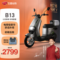 电动车80KM续航新国标电动自行车48V24AH锂电池 B13科技灰尾箱版