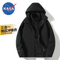 NASADKGM 男士冲锋衣外套 水貂绒保暖防水防风