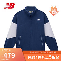 NEW BALANCE 23年早秋男女同款休闲百搭运动外套6DD38811 NV S