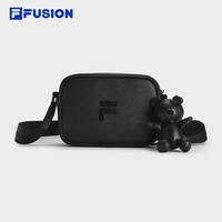 FILA FUSION斐乐潮牌女包小挎包冬单肩包相机包小熊包 深黑-BK XS