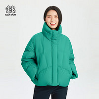 KOLON SPORT可隆户外女子普通中量羽绒服 绿色GN 160/S