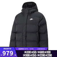 NIKE 耐克 冬季女子运动休闲棉服夹克外套FD8291-010 FD8291-010-  XL