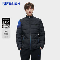 FILA FUSION xTEAM WANG design斐乐潮牌轻薄羽绒服2023冬 正黑色-BK 160/84A/XS