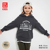 UNIQLO 优衣库 童装/男童/女童 PEANUTS连帽卫衣(长袖史努比亲子) 463216