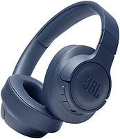 JBL 杰宝 Tune 710BT 无线头戴式蓝牙耳机带麦克风,免提通话,便携(蓝色)