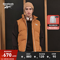 Reebok锐步男女同款经典复古保暖撞色梭织羽绒马甲 23FRC263UGBH A/M