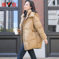 YALU 雅鹿 女士中长款白鸭绒羽绒服 YS601W07980