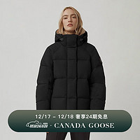 CANADA GOOSE Junction女士黑标派克大衣户外休闲外套大鹅羽绒服2602LB 61 黑色 XS