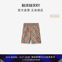 博柏利（BURBERRY）【】男童 格纹游泳裤80782561