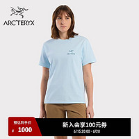 ARC'TERYX 始祖鸟 ARC’TERYX始祖鸟 ENVOY EMBLEM  透气 女子 棉质短袖T恤 Skyspace/云天蓝 XS