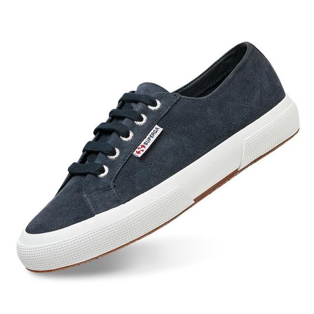 SUPERGA 秋冬新款反毛皮系带鞋板鞋平底百搭休闲鞋子女