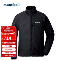 mont·bell montbell蒙贝欧夹克男休闲通勤外套防风耐候软壳夹克1106647 BK