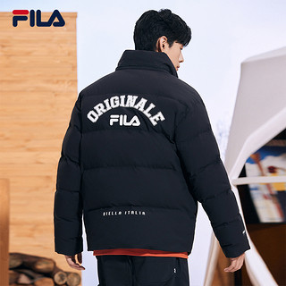 FILA 斐乐 情侣羽绒服2023冬新保暖加厚面包服男女