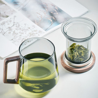 LVDAYS 绿拾光 日式空灵泡茶杯 透明圆趣款 525ML