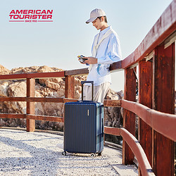 AMERICAN TOURISTER 美旅 登机20寸行李箱女密码箱大容量扩容拉杆箱男万向轮旅行箱79B