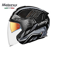 MOTORAX 摩雷士 摩托车半盔机车 S30 GADA银