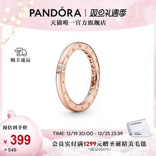 PANDORA 潘多拉 189482C01 女士徽标桃心戒指