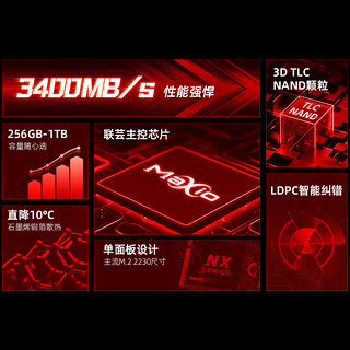 金胜维（KingSpec）1TB SSD固态硬盘NVMe 2230 M.2接口 PCIe3.0 适配SteamDeck掌机 NX系列