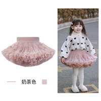 女童蓬蓬裙套装装tutu裙女宝半身裙礼服网纱公主裙