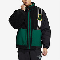 adidas ORIGINALS 秋冬款AU SHERPA男女保暖舒适运动摇粒绒夹克外套