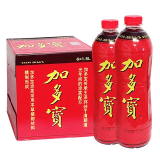 JDB 加多宝 凉茶植物饮料 1.5L*6瓶