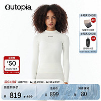 OUTOPIA  Fibo Thermal女士羊毛一体织冬季户外滑雪保暖运动上衣