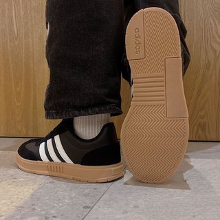 adidas 阿迪达斯 T头鞋男女鞋复古轻便户外运动休闲鞋IE9045 42.5码UK8.5码