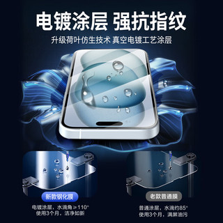  ESCASE 防摔 iPhone15钢化膜
