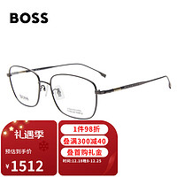 HUGO BOSS 光学眼镜架男女款近视眼镜框1297F R81+佳锐1.67（1000度内）