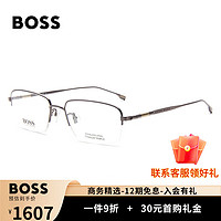 HUGO BOSS 光学眼镜男女款近视眼镜架可配镜1298F R81+佳锐1.67（1000度内）