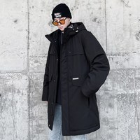 雪中飞 SNOWFLYING 秋冬男士时尚保暖连帽外套