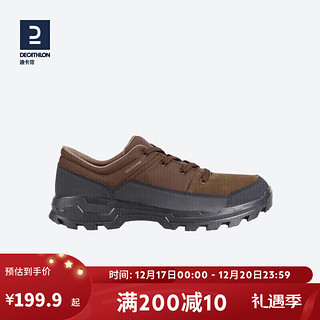 DECATHLON 迪卡侬 -登山鞋男低帮徒步鞋户外爬山鞋旅行鞋-OVH棕色43-2917025