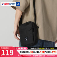 阿迪达斯(adidas)男包女包 2023运动休闲包户外旅行包腰包单肩包斜挎包小包 IA5284/黑色简约/主推款 MISC
