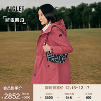 AIGLE【断货回归】艾高20款MTD防风防雨透汽户外保暖棉服女士 紫薇粉 AX493 36(160/84A)