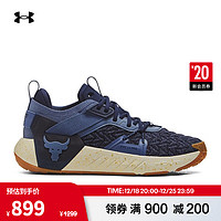 安德玛 UNDERARMOUR）秋冬Project Rock强森6男子运动训练鞋3026534 蓝色400 42.5