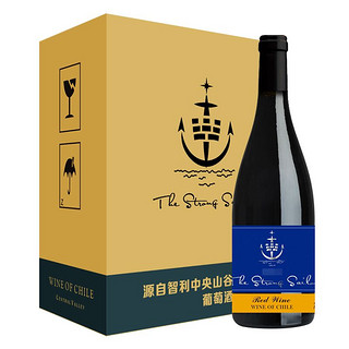 The  Strong  Sailor 水手干红葡萄酒750ml*6整箱 智利进口红酒