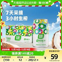 88VIP：powsun 百森 生榨椰子汁植物蛋白310ml*15罐椰奶椰汁饮料正宗鲜榨早餐奶