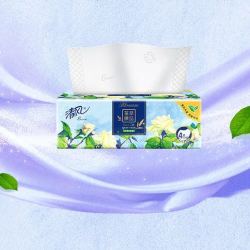 Breeze 清风 抽纸花萃4层加厚压花纸巾餐巾纸家用可湿水面巾卫生纸抽整箱 4层80抽18包整箱