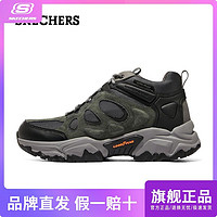 SKECHERS 斯凯奇 2023秋冬男子户外休闲靴拼接舒适中帮护踝耐磨运动鞋204633