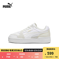 彪马（PUMA） 男女同款复古休闲板鞋 CA PRO LUX III 395203 白-灰色-01 39