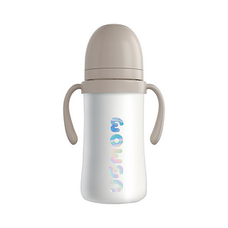 UBMOM 保温杯儿童吸管杯220ml宝宝水杯婴儿奶瓶防呛防漏喝奶杯