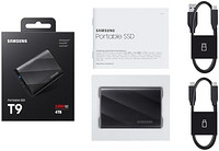 SAMSUNG 三星 移动硬盘 T9(MU-PG4T0B/EU),4TB,USB 3.2 Gen.2