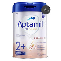 Aptamil 爱他美 德国白金版 婴幼儿奶粉 2+段 800g*6罐