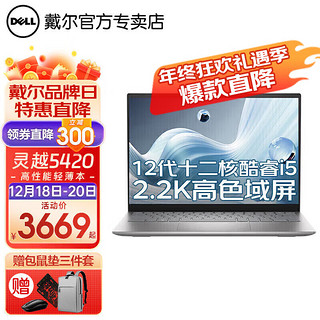 DELL 戴尔 灵越14Pro 5420 14英寸轻薄办公笔记本成就3420家用学