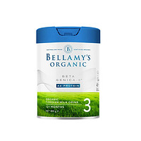 BELLAMY'S 贝拉米 蒙牛Bellamys贝拉米白金版3段a2宝宝奶粉有机幼儿配方牛奶粉800g